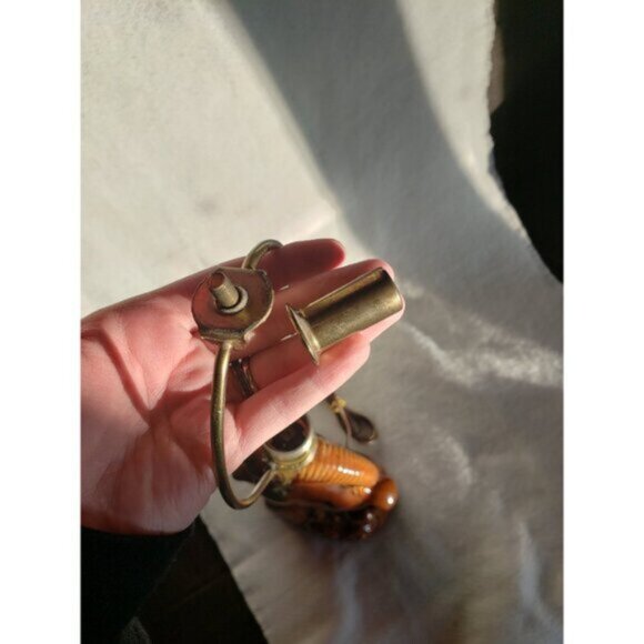 Vintage Ceramic Gazelle Lamp 1950s MCM Art Pottery Royal Haeger Style - Picture 9 of 10